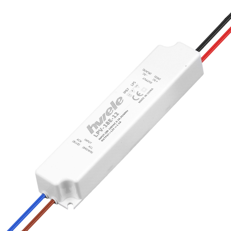 18W 恒压低功耗 IP67 防水 LED 驱动器